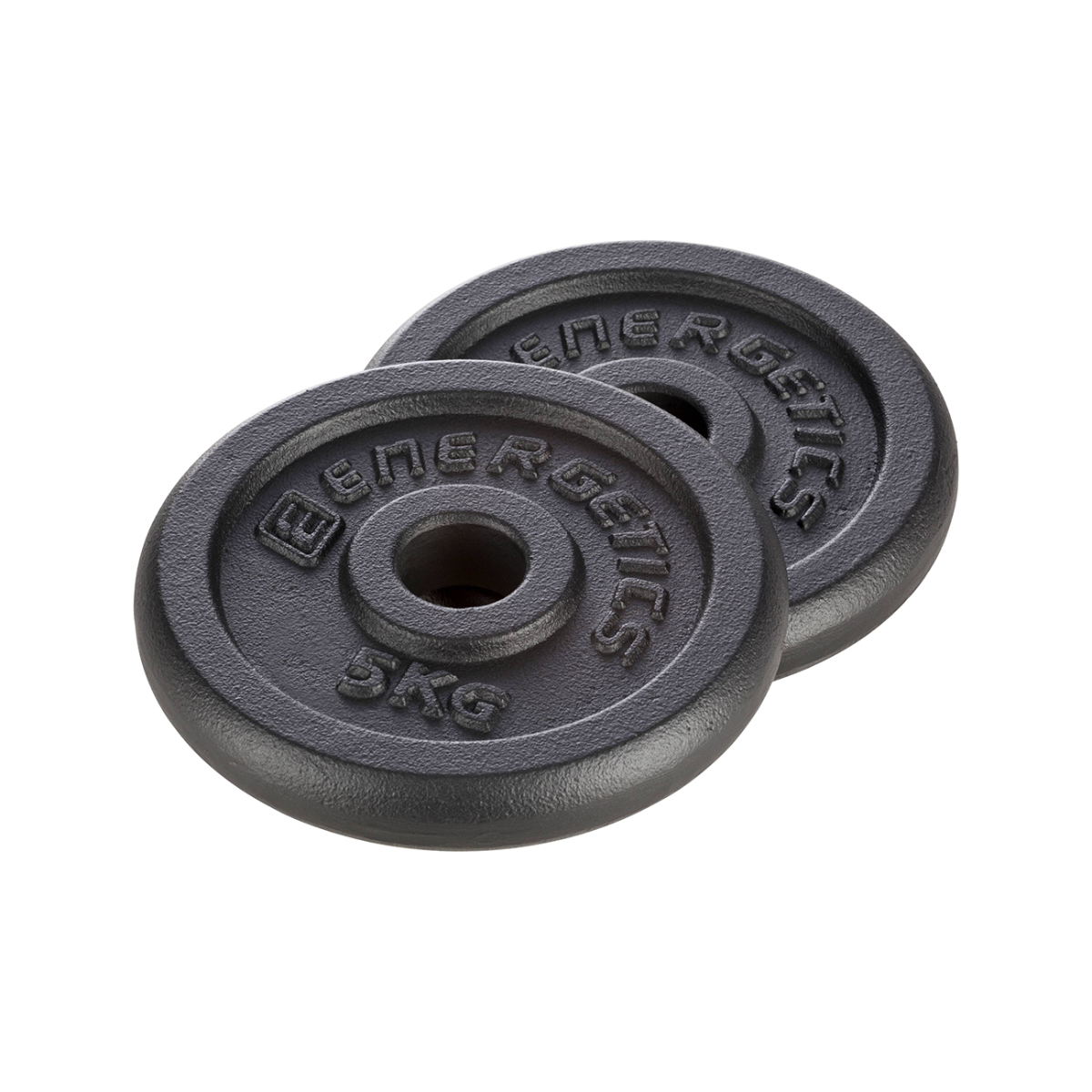 Energetics Fitness Iron Disc For Unisex, Black