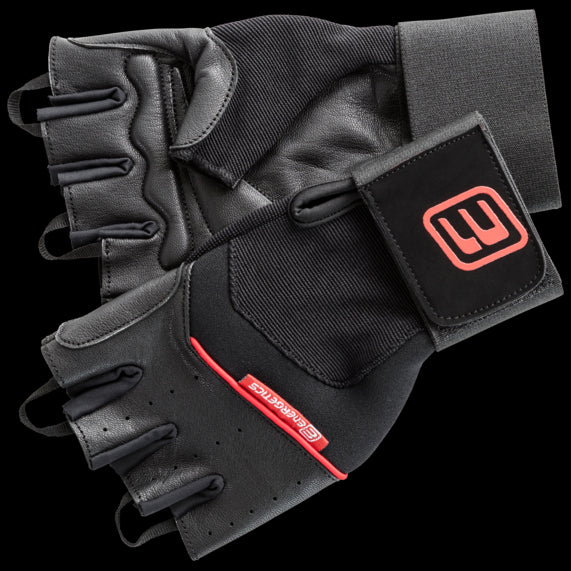 Energetics Fitness Fitness Gloves For Unisex, Black & Red