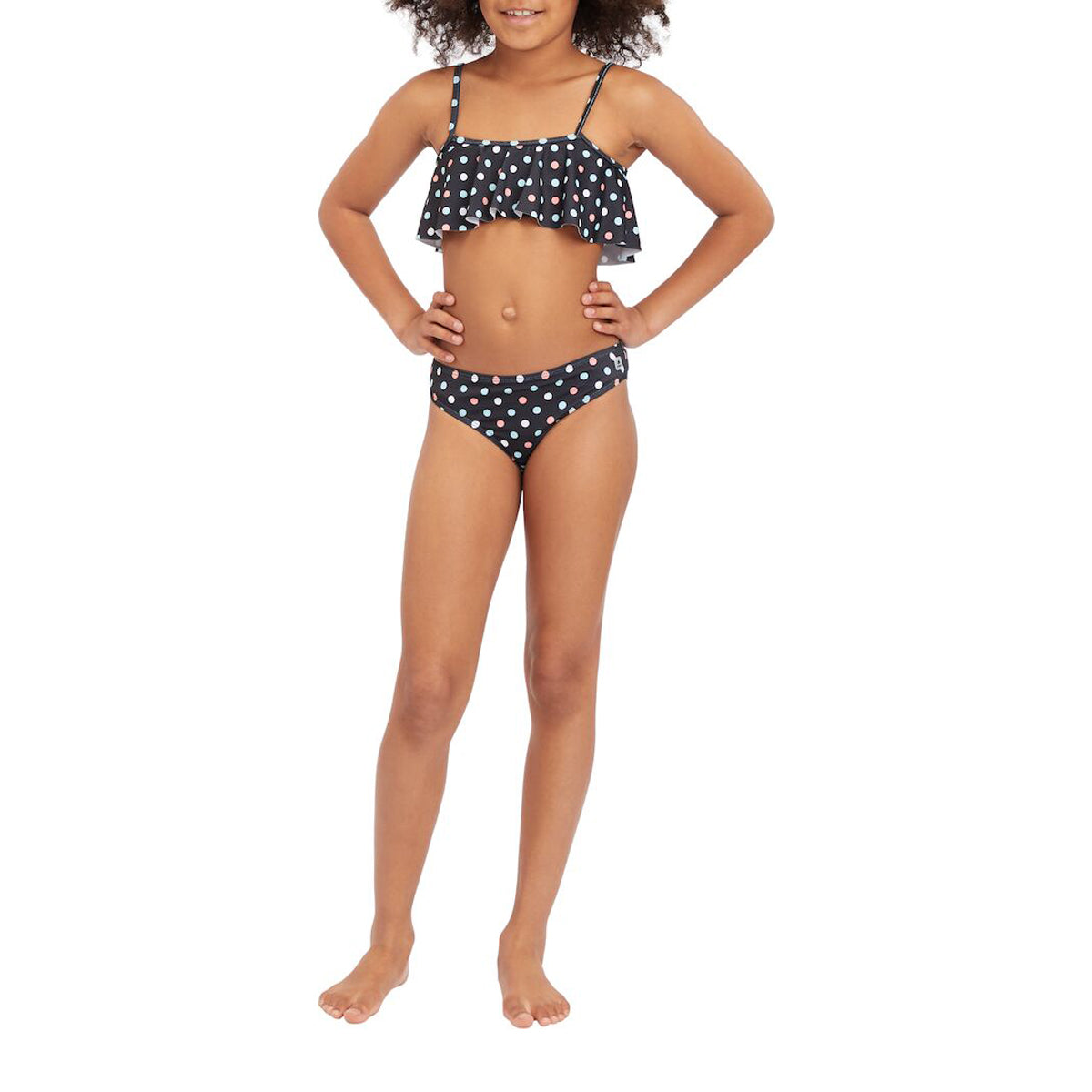 Firefly Swimming Bikini For Kids, Black