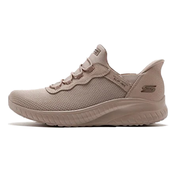 حذاء الجري SKECHERS BOBS SQUAD CHAOS للنساء، بيج