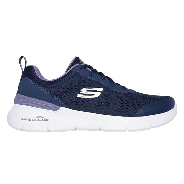حذاء الجري SKECHERS SKECH-AIR DYNAMIGHT 2.0 للنساء، أزرق داكن وأرجواني