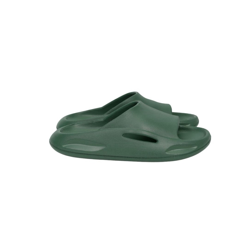 Cubs Kids Pillow Slipper High Platofm Army Green Flip Flops