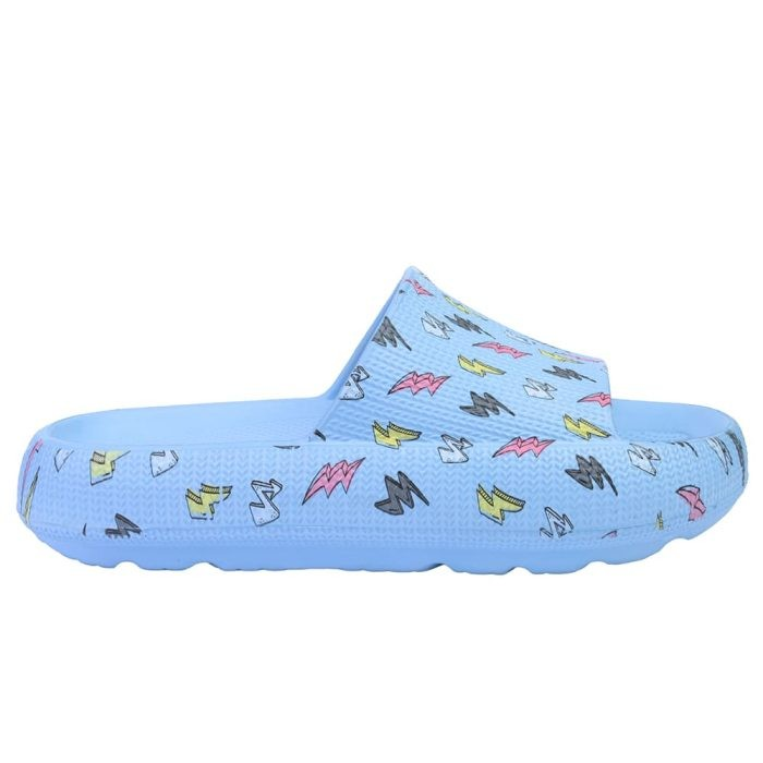 CUBS EVA VIRGO SLIDE FOR UNISEX, BABY BLUE BOLTS