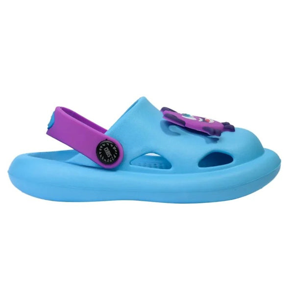 CUBS KIDS CLOG TURQUOISE MONSTERS, BABY BLUE
