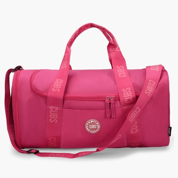 CUBS PREMIUM DUFFEL HAND BAG  FOR UNISEX, VIVID BERRY
