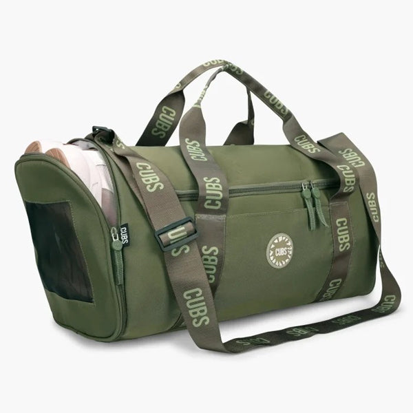 CUBS PREMIUM DUFFEL HAND BAG  FOR UNISEX, FOREST GREEN