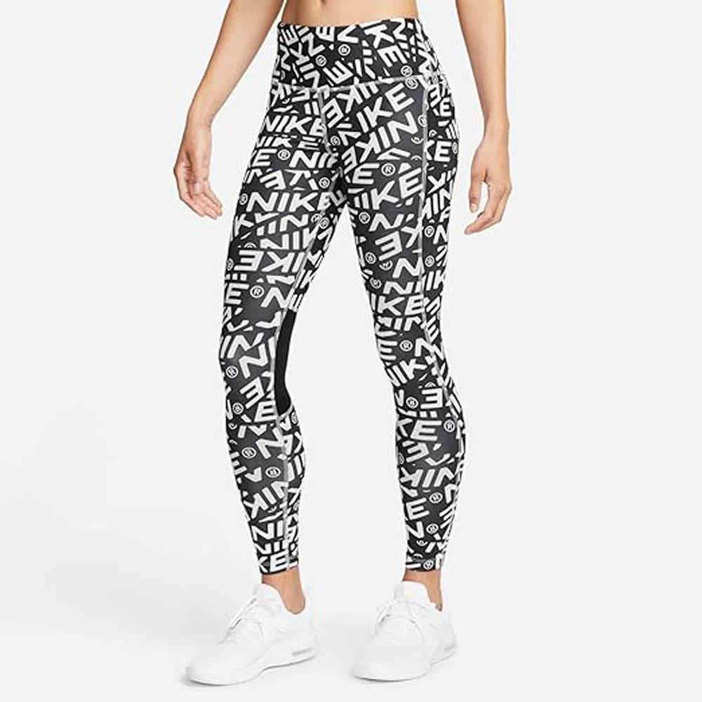 Nike W Nk Df Fast Tght Aop Hybrd