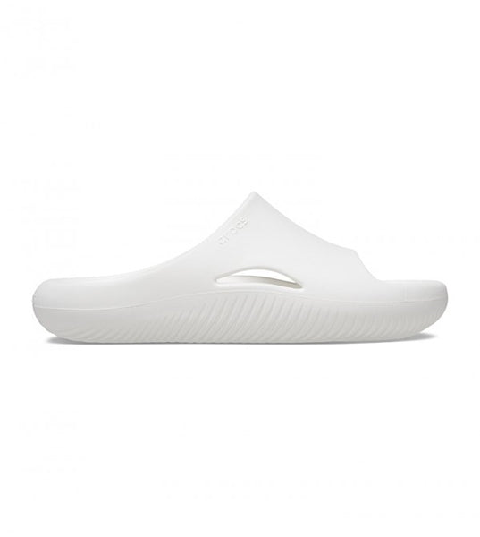 CROCS MELLOW SLIDE FOR UNISEX, WHITE