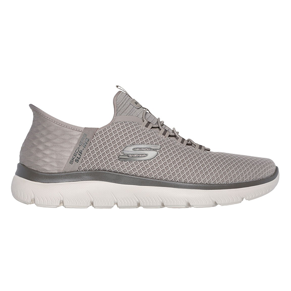 SKECHERS SUMMITS LIFESTYLE SHOES FOR MEN, TAUPE