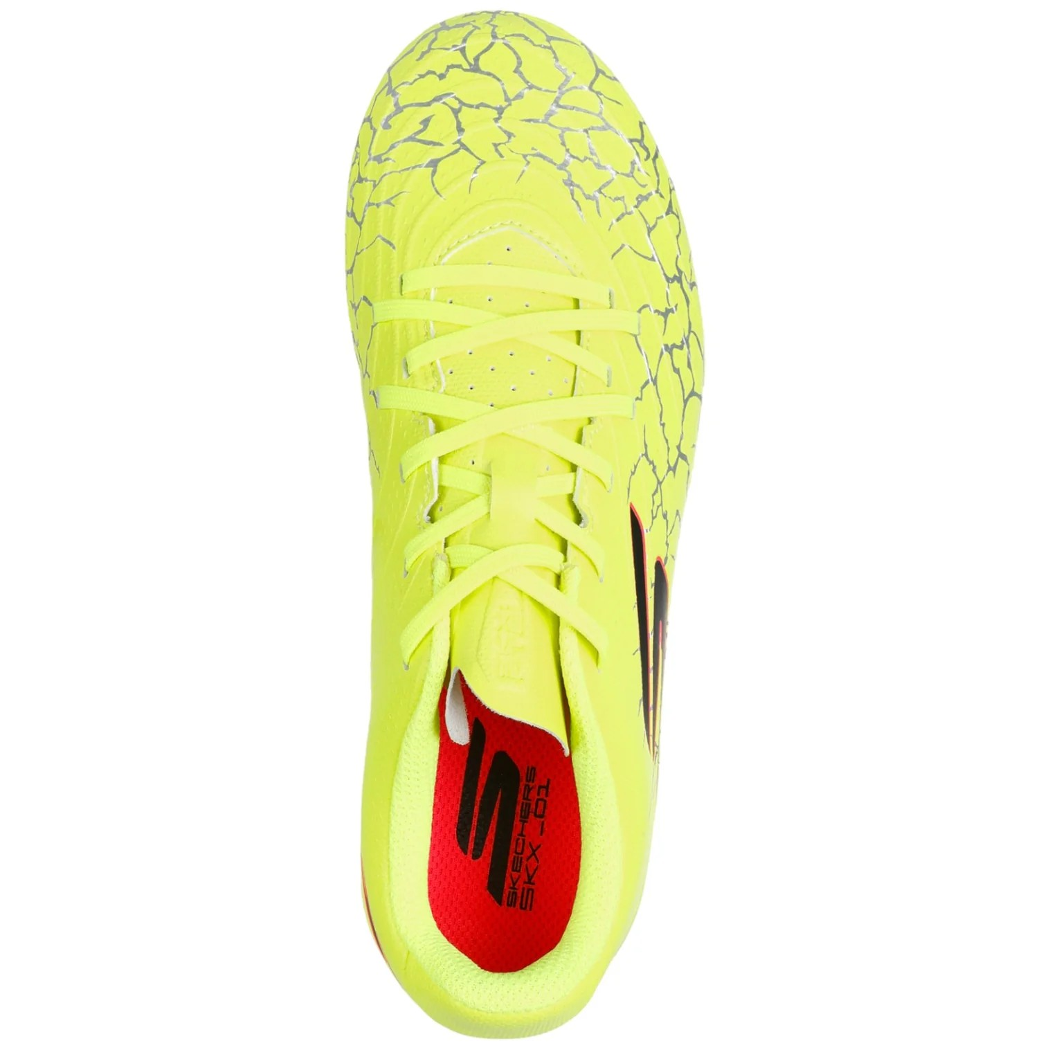 SKECHERS 1.5 JR YOUTH FG SHOES FOR BOYS, YELLOW&BLACK