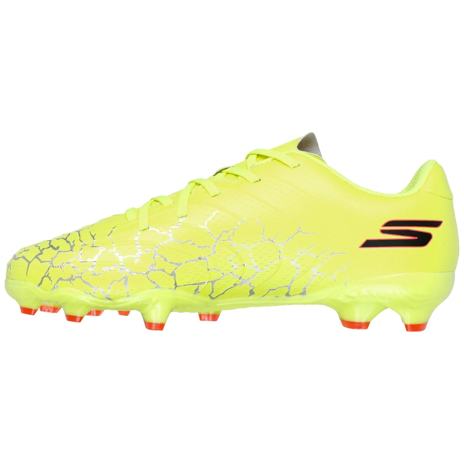 SKECHERS 1.5 JR YOUTH FG SHOES FOR BOYS, YELLOW&BLACK