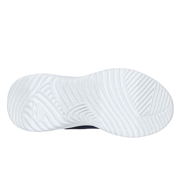 حذاء جري SKECHERS BOUNDER للأولاد، باللون الأزرق البحري والليموني