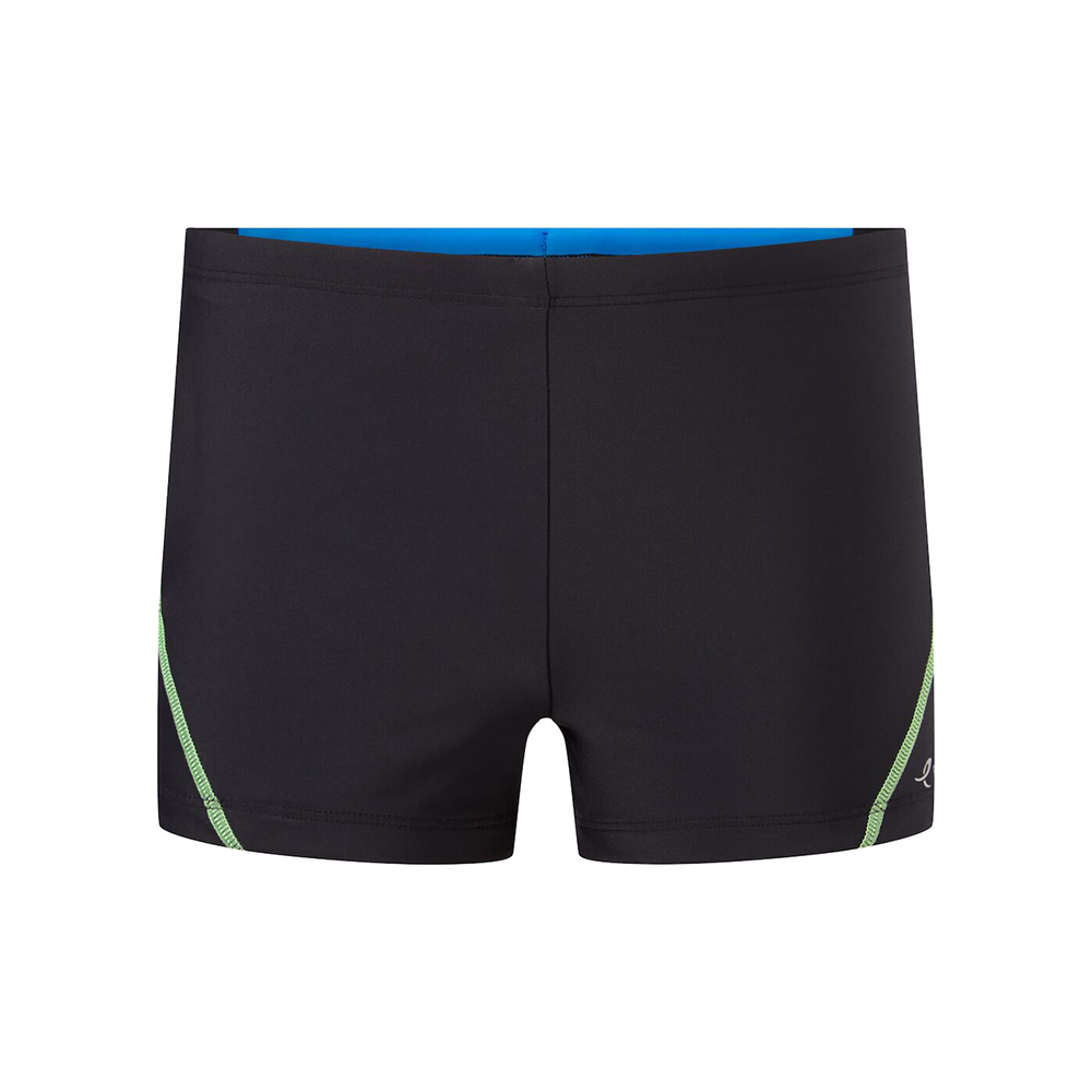 Energetics Swimming Half Shorts For Kids, Black & Blue