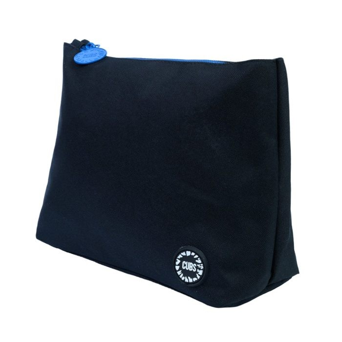 CUBS BLACK MEDIUM  POUCH BAG FOR UNISEX, MULTICOLOR