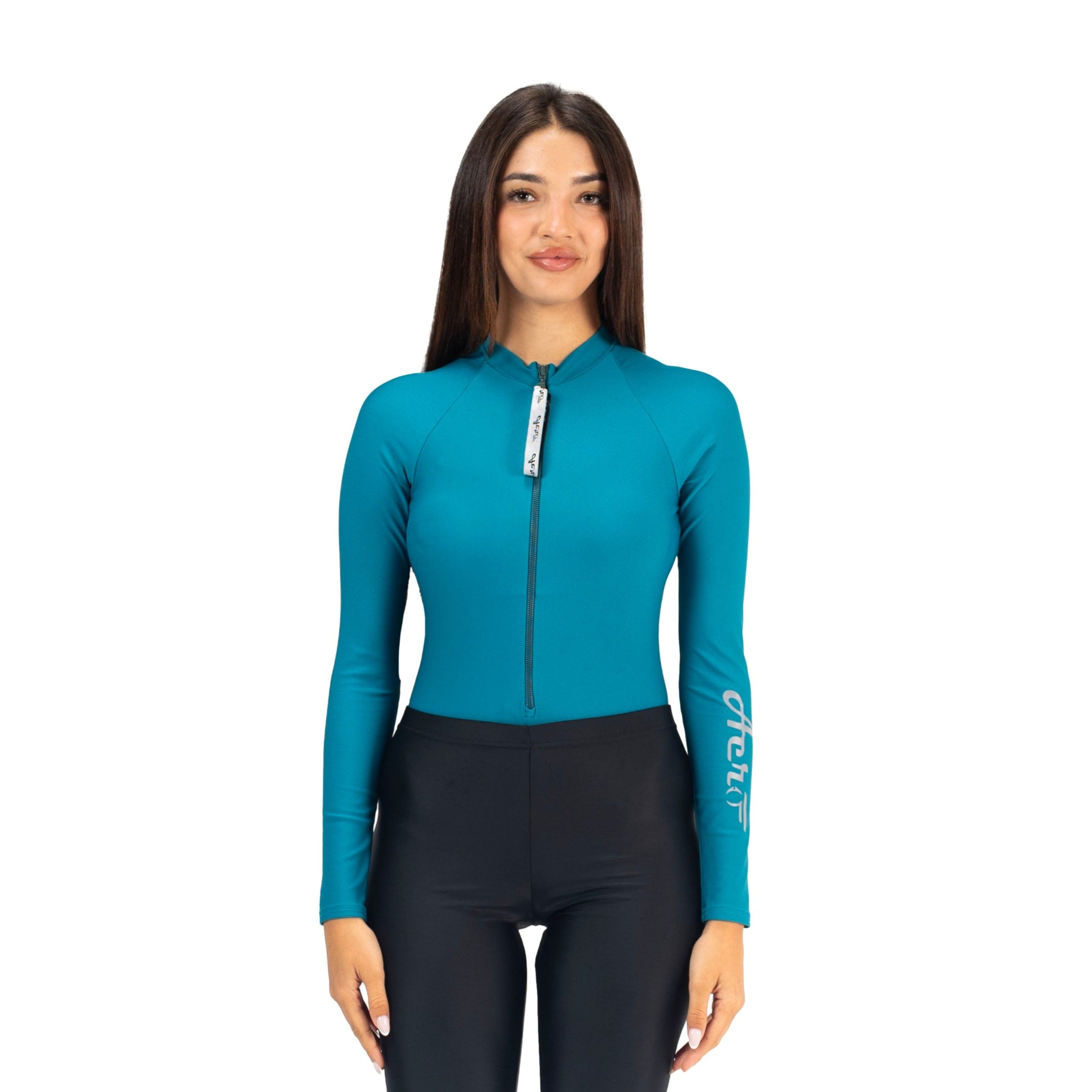 AEROBIRD NAAIMA  LONG SLEEVES TOP FOR WOMEN, GREEN
