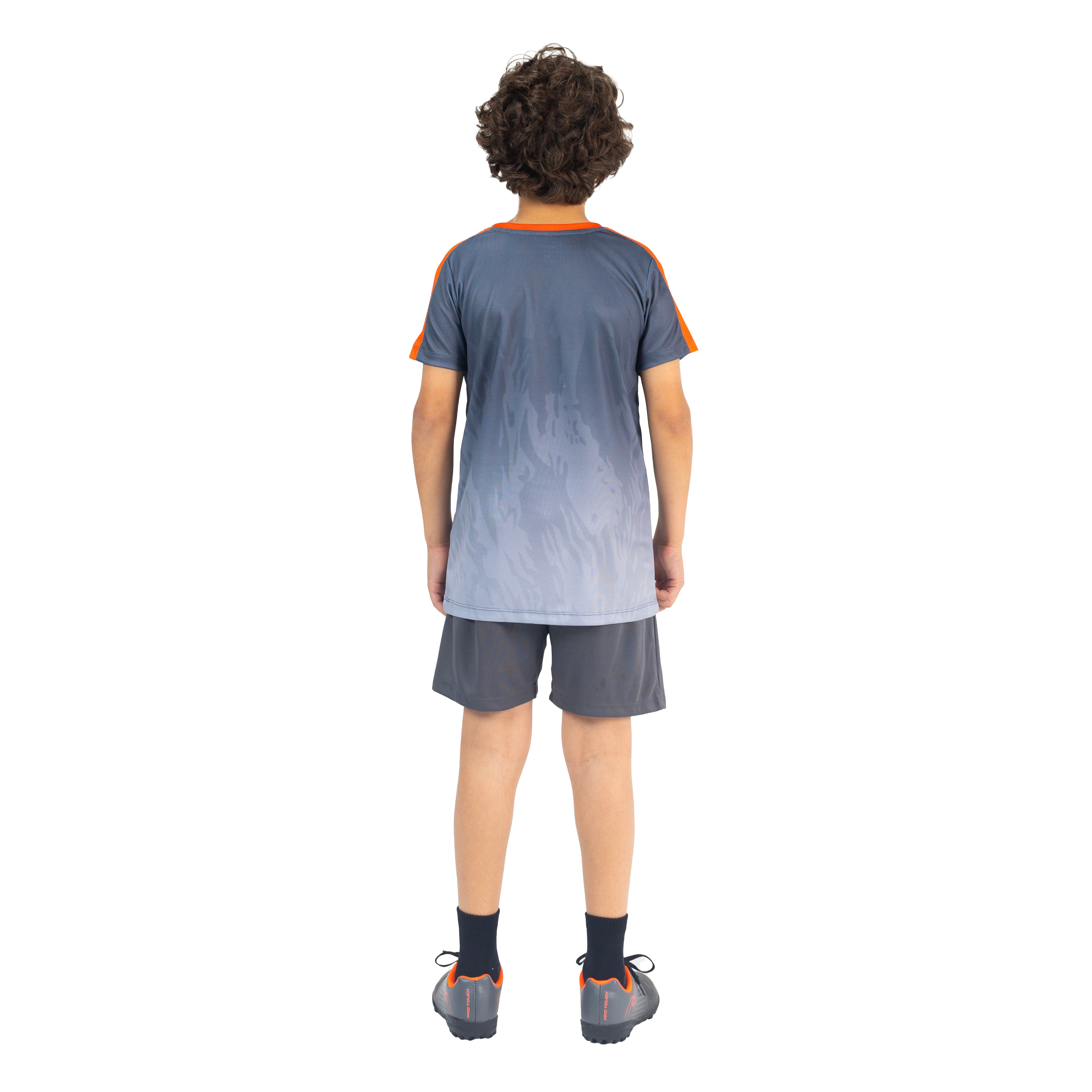 TRAINETIC FOOTBALL SET FOR KIDS, GREY&ORANGE