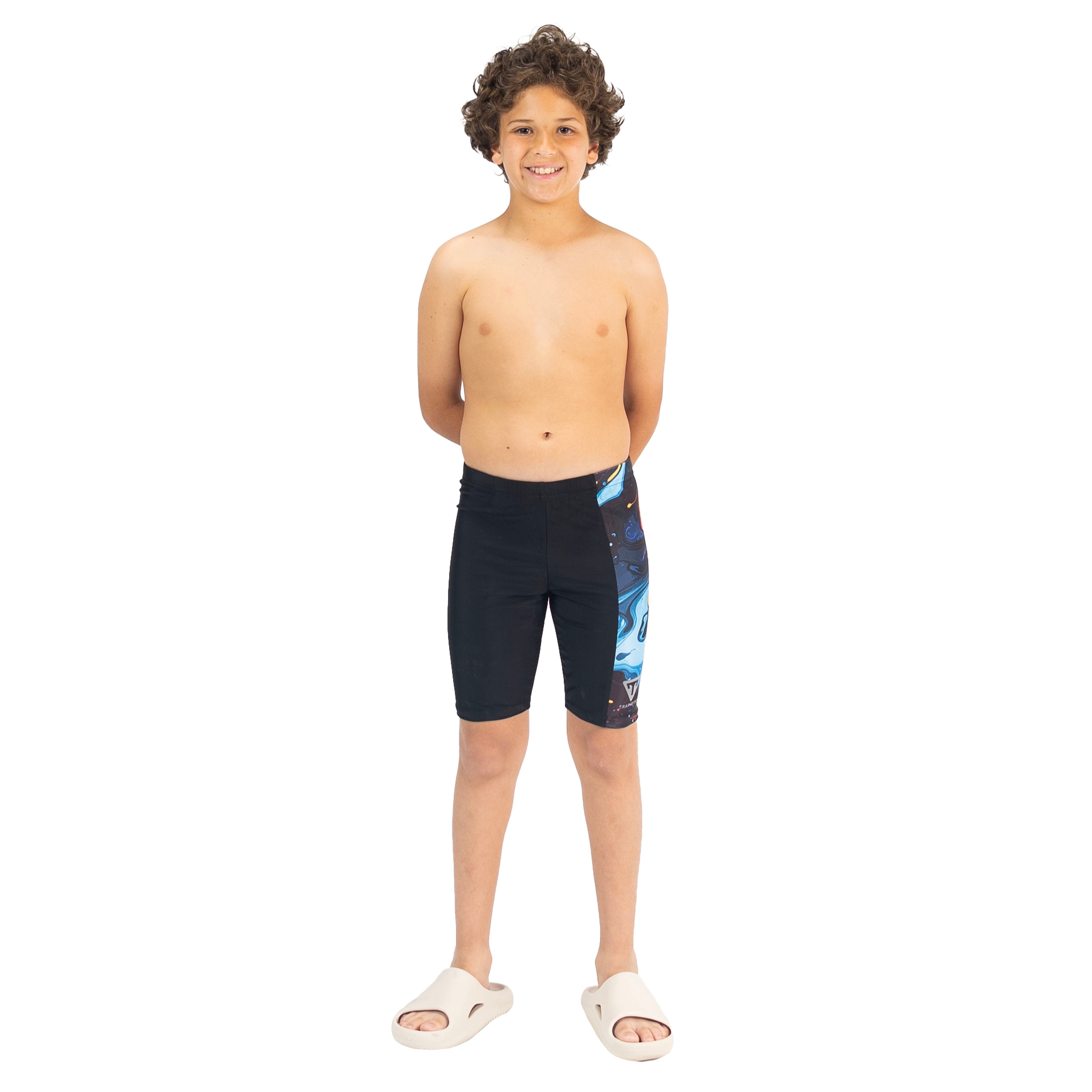 TRAINETIC NOAH B JAMMER FOR BOYS, BLACK-TEAL&TURQUOISE-ORANGE