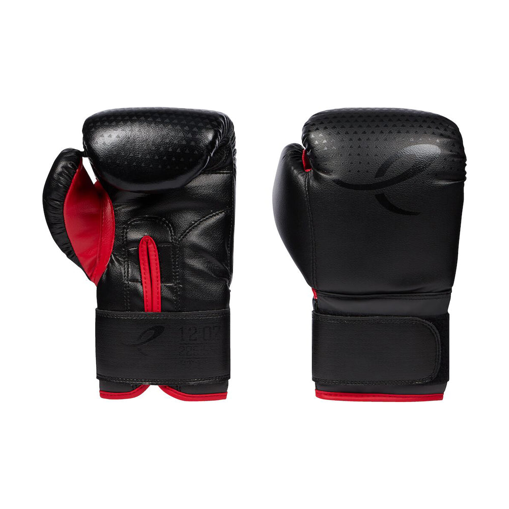 Energetics Boxing Boxing Gloves For Unisex, Black & Red