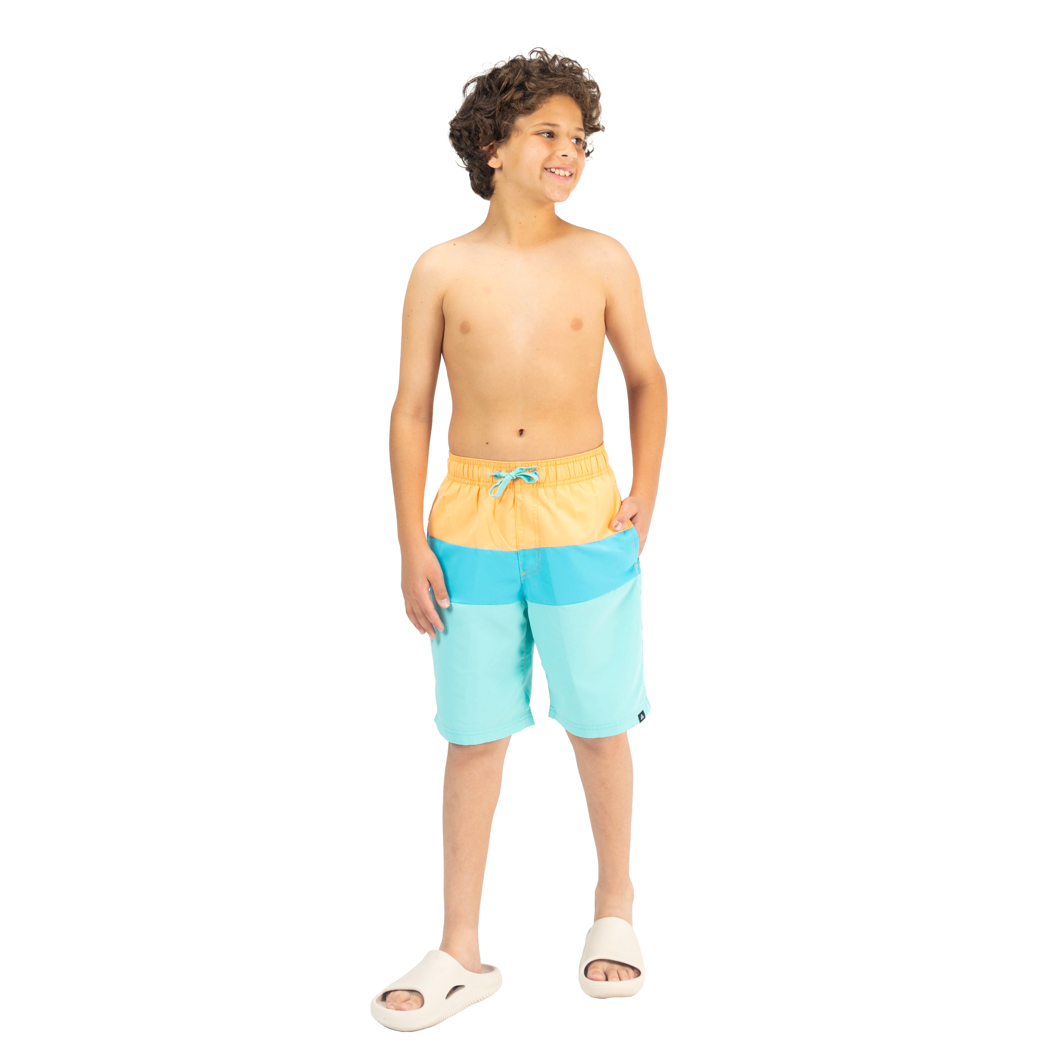 Firefly Swimming Short For Kids, Mint & Turquoise