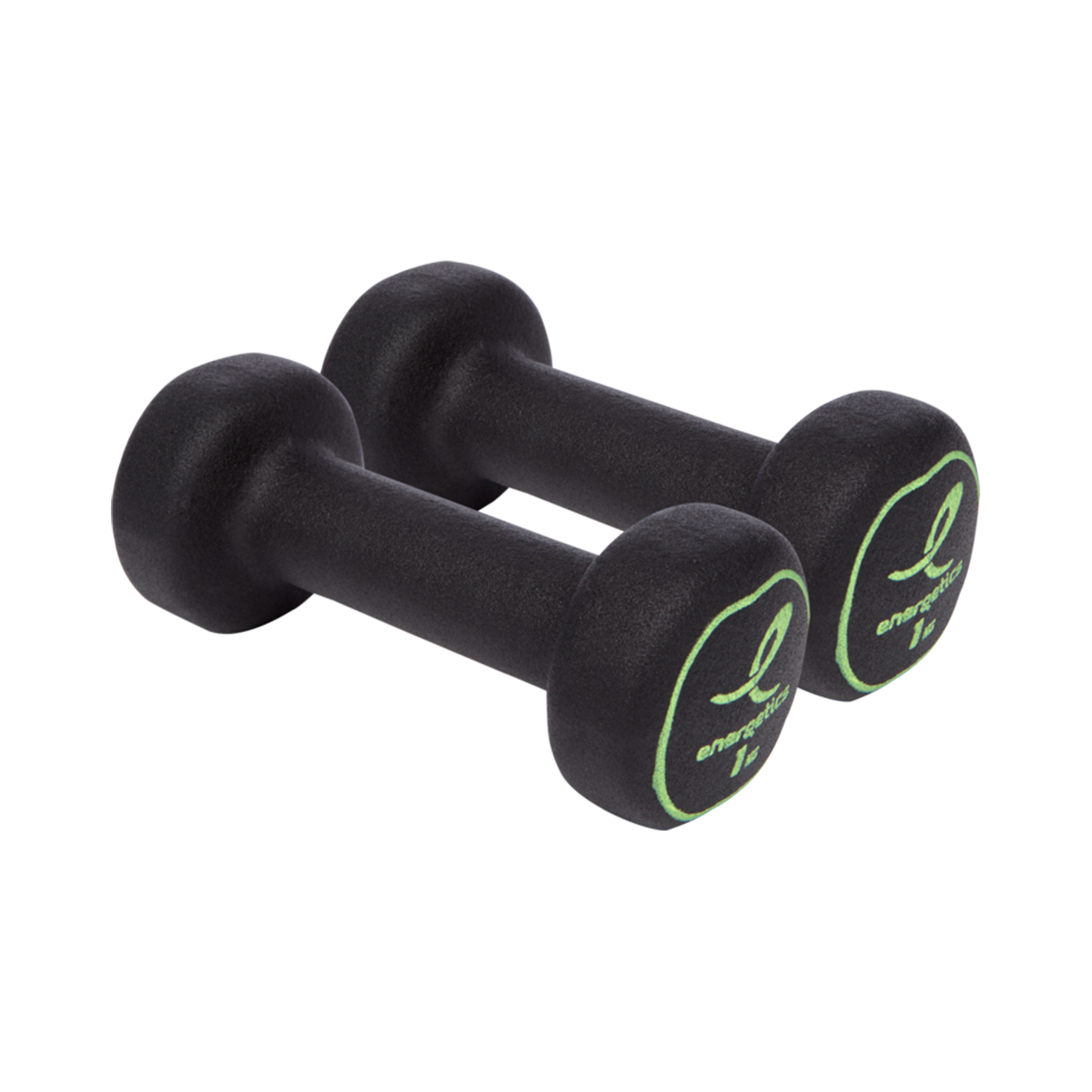 Energetics Fitness Dumbbells For Unisex, Black & Yellow