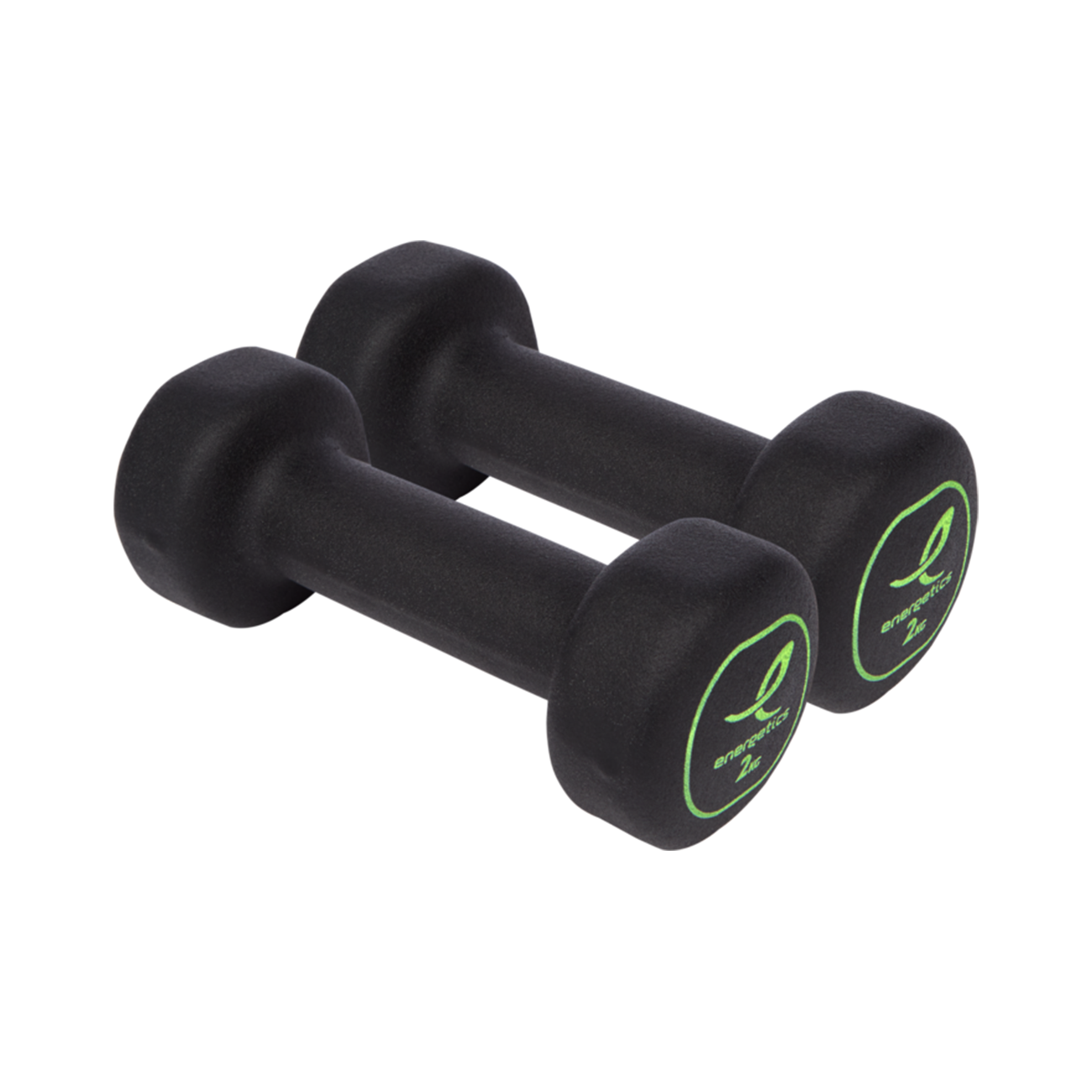 Energetics Fitness Dumbbells For Unisex, Black & Yellow