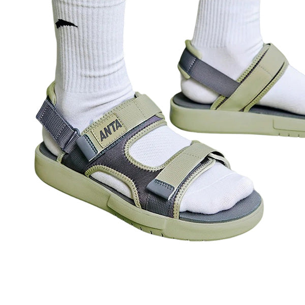 ANTA SANDAL FOR MEN GREY/GREEN