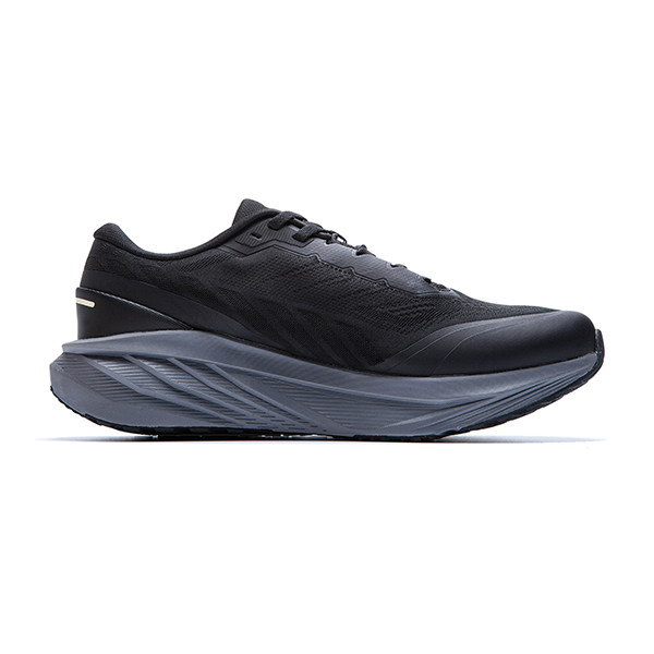 ANTA RUNNING SHOES FOR MEN, BLACK&YELLOW