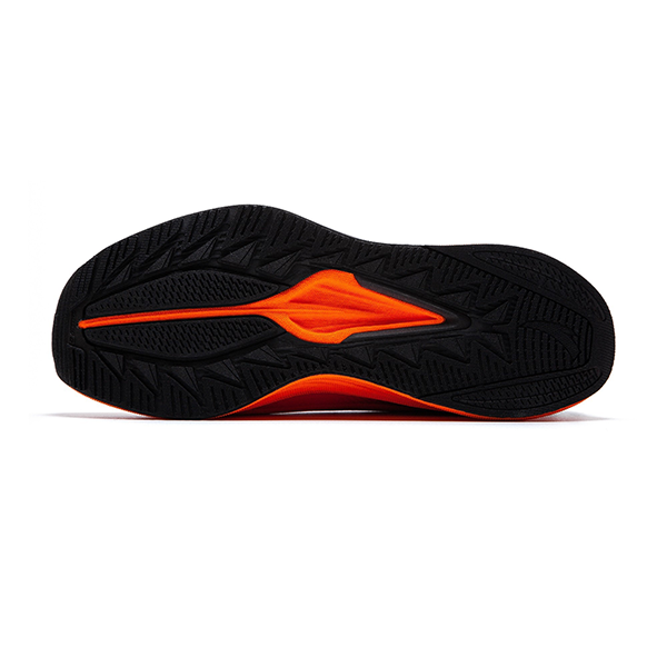ANTA RUNNING SHOES FOR MEN, ORANGE&BLACK&D.RED