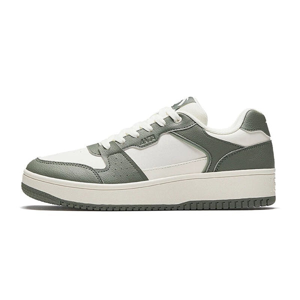 ANTA LIFESTYLE SHOES FOR MEN, BEIGE&GREEN