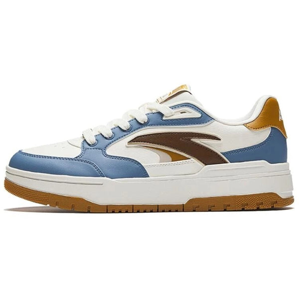 ANTA LIFESTYLE SHOES FOR MEN, BEIGE&BLUE&BROWN