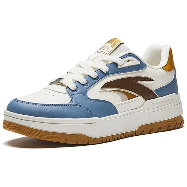 ANTA LIFESTYLE SHOES FOR MEN, BEIGE&BLUE&BROWN