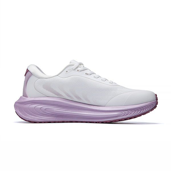 ANTA RUNNING SHOES FOR WOMEN, WHT&PINK&DUSTY ROSE