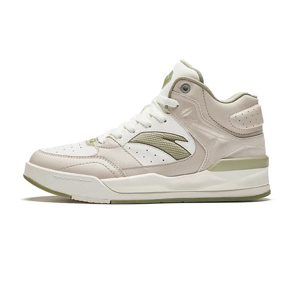 ANTA LIFESTYLE SHOES FOR WOMEN, WHT&BEIGE&GRN