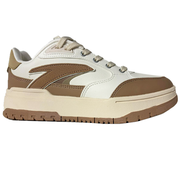 ANTA LIFESTYLE SHOES FOR WOMEN, BEIGE&GREY