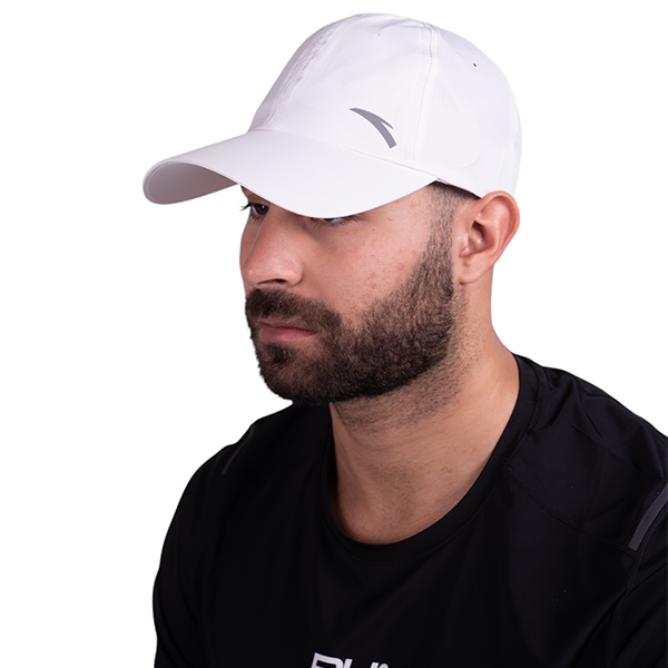 ANTA RUNNING CAP FOR UNISEX, WHITE