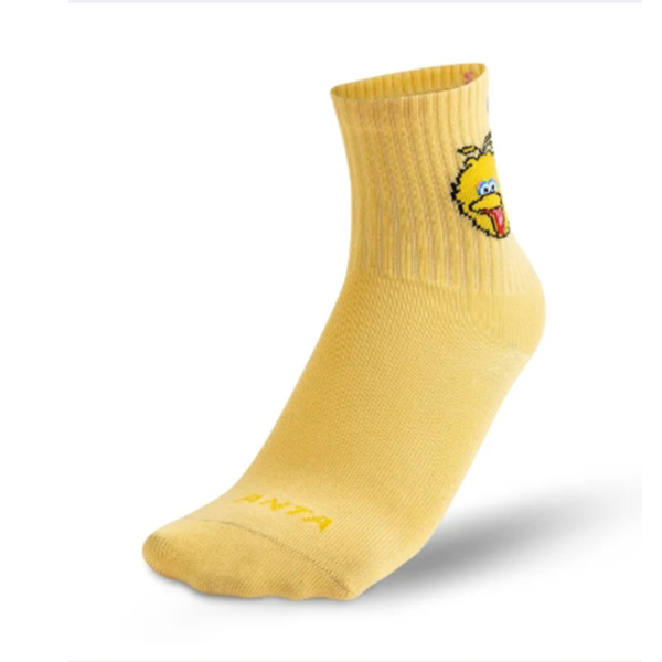 ANTA LIFESTYLE SOCKS FOR WOMEN, YELLOW