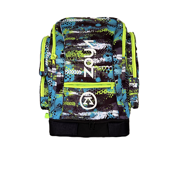ZOYA AQUA BACKPACK FOR UNISEX, BLACK&TURQUOISE