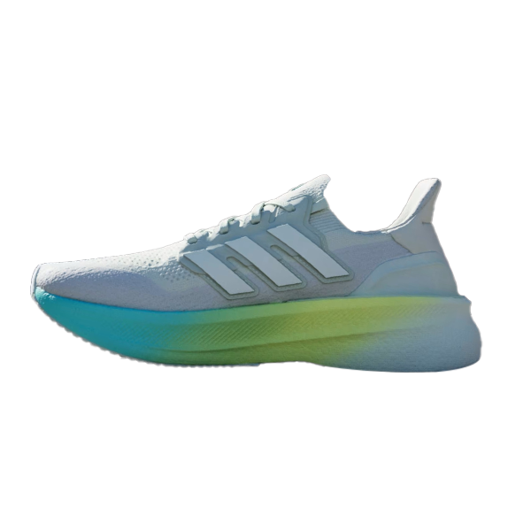 ADIDAS ULTRABOOST 5 RUNNING SHOES FOR MEN, Linen Green & Crystal Jade & Pulse Lime