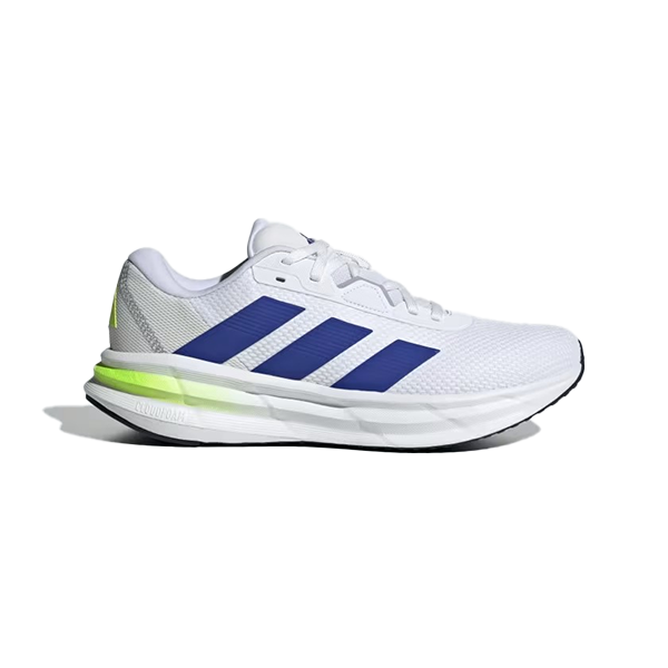 ADIDAS GALAXY 7 M RUNNING SHOES FOR MEN, CLOUD WHITE & LUCID BLUE & LUCID LEMON