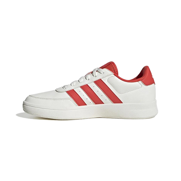 ADIDAS BREAKNET 2.0 LIFESTYLE SHOES FOR WOMEN, Core White & Bright Red & Lucid Pink