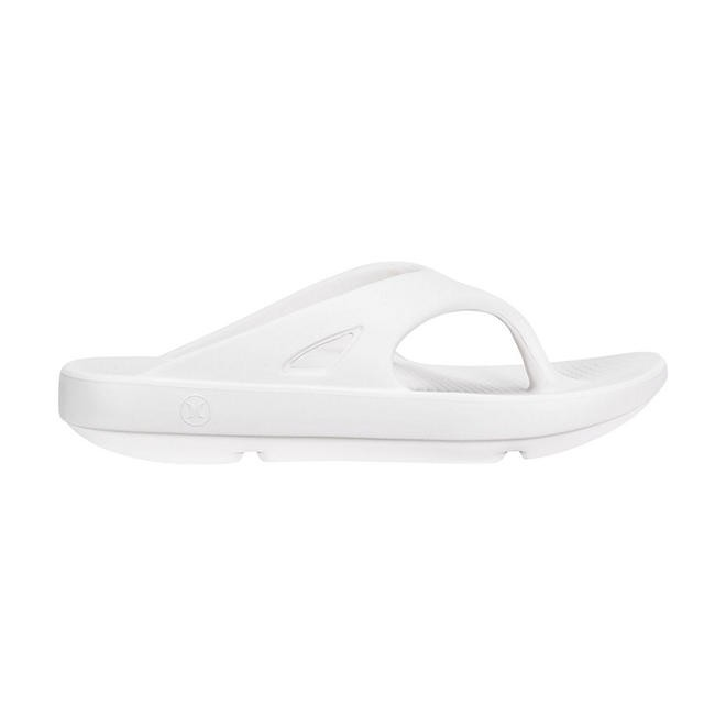 CROCS HURLEY MEN'S INJECTION FLIP FLOPS, WHITE