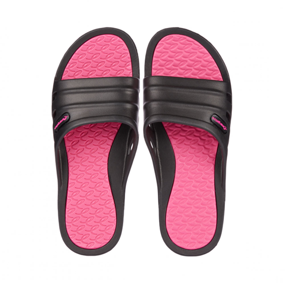 Energetics Slide Shui Flip-Flops For Women, Black & Pink