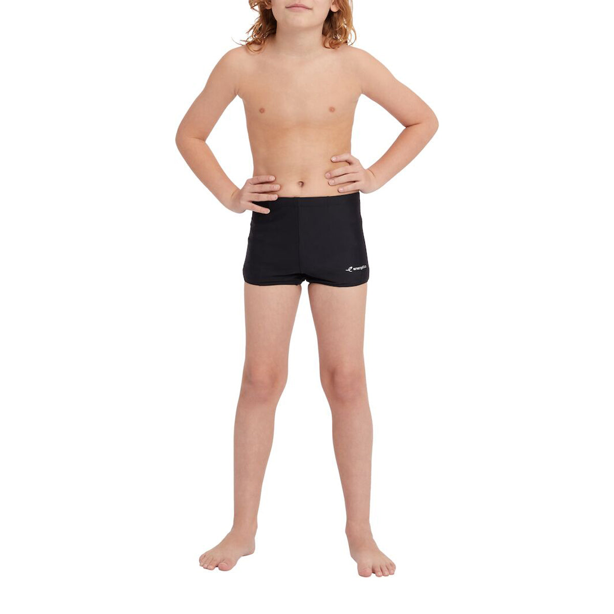 Energetics Swimming Half Shorts For Kids, Black