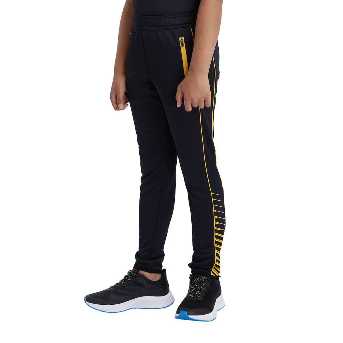 Energetics Fitness Pants For Kids, Black & Yellow