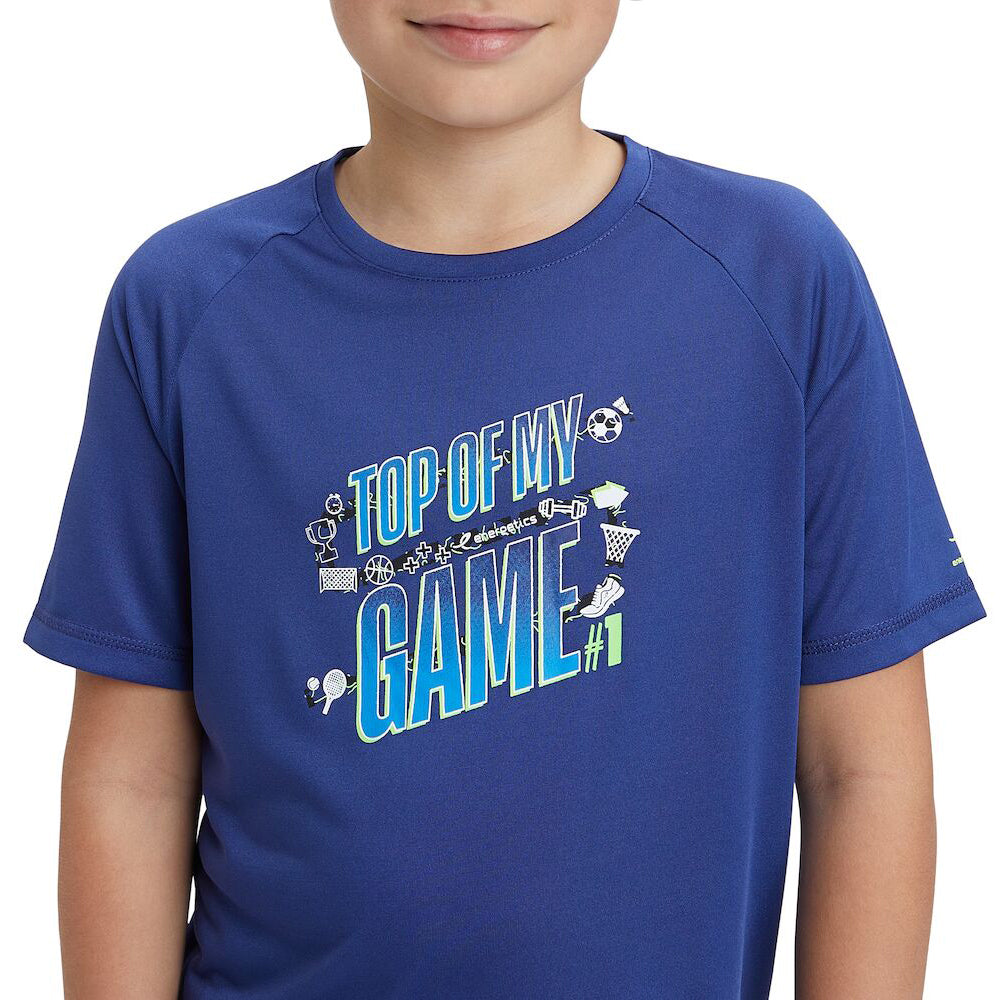 Energetics Fitness Cross-Training T.Shirt For Kids, Dark Blue