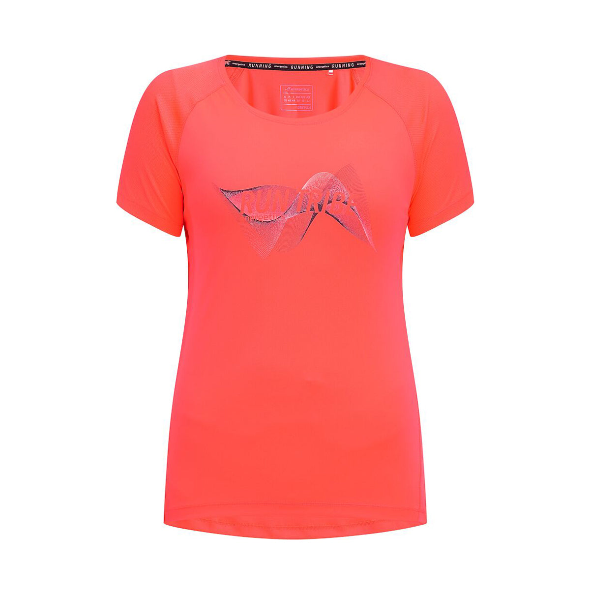 تي شيرت Energetics Running Buena للنساء، أحمر فاتح