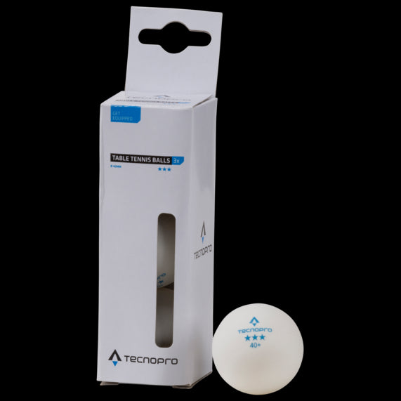Tecnopro Table Tennis Table Tennis Ball For Unisex, White